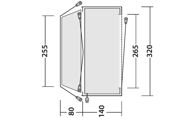 Outwell Seacrest Drive Away Awning