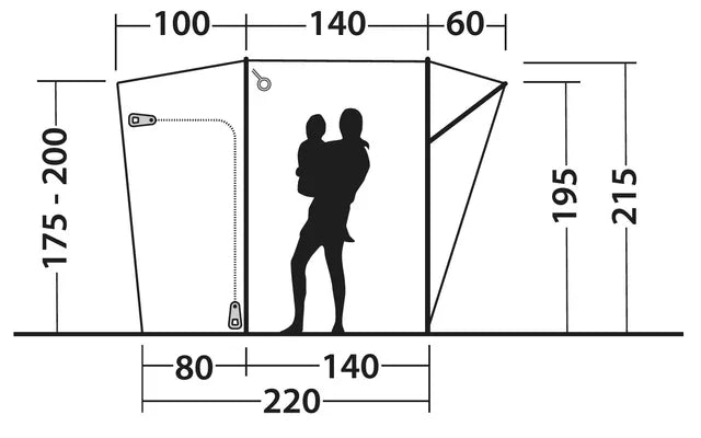 Outwell Seacrest Drive Away Awning