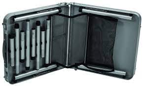 Quest Elite Speedfit Cleeve Folding Table (Onyx Edition)