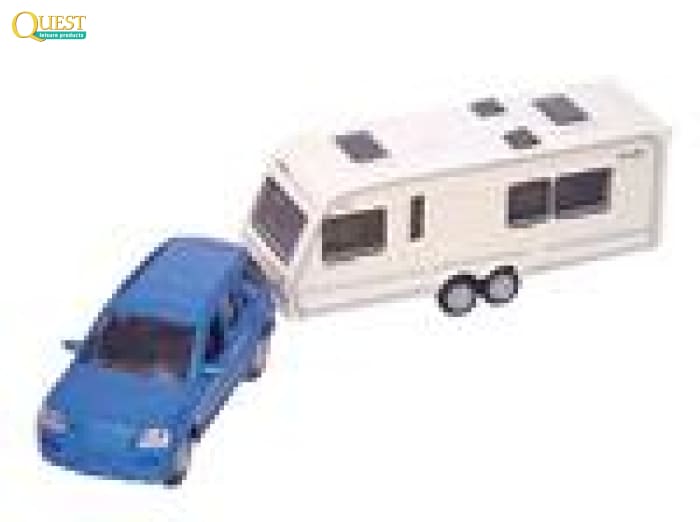Quest Car With Towed Caravan Toy