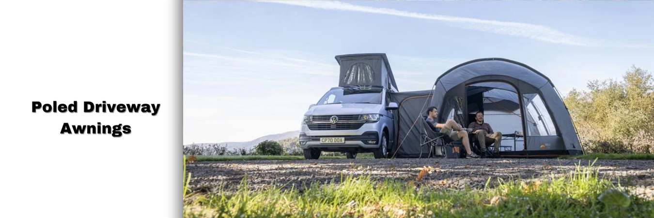 Poled Driveaway Awnings