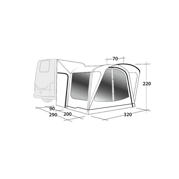 Outwell Parkville 200SA Extra Tall