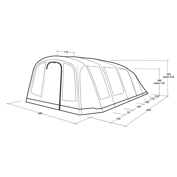 Outwell Tennessee 7 Air 2025
