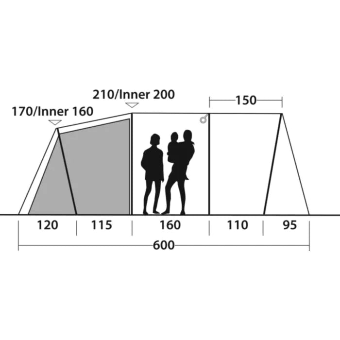 Outwell Tent Rockwell 6