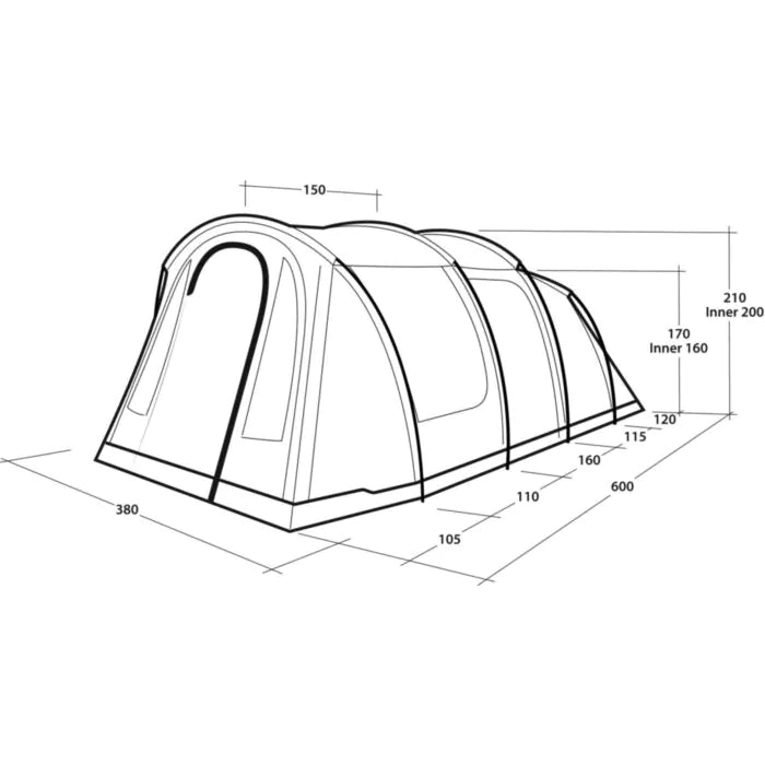 Outwell Tent Rockwell 6