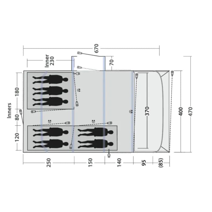 Outwell Tent Vermont 7 Air