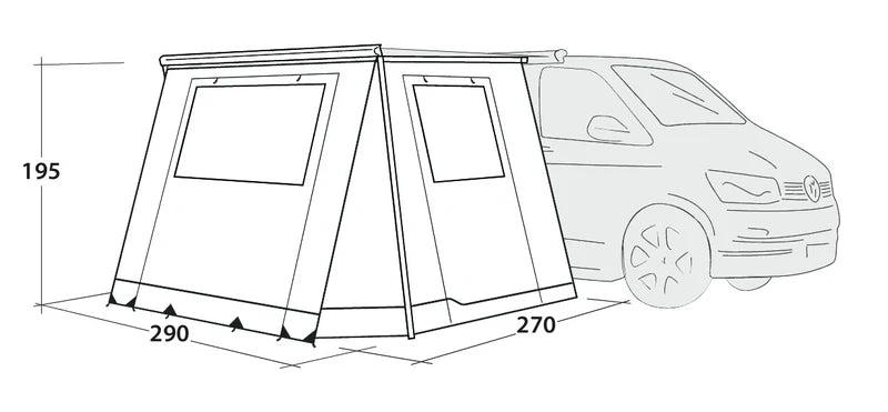 Outwell Backroads Awning Room