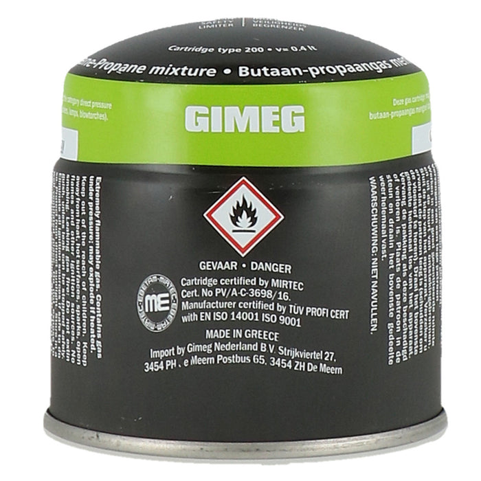 Gimeg Pierceable Gas Cartridge