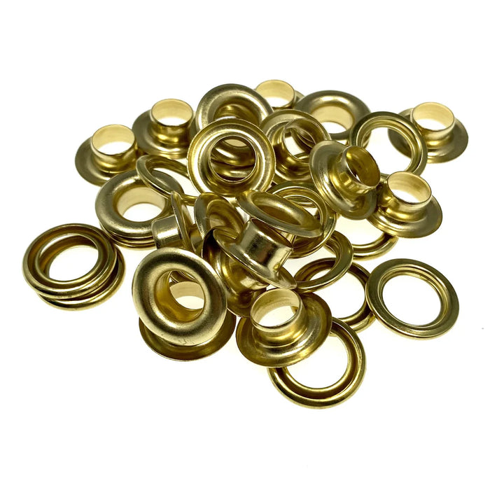 W4 Brass Eyelets 20 Pack 9.5mm 3/8in