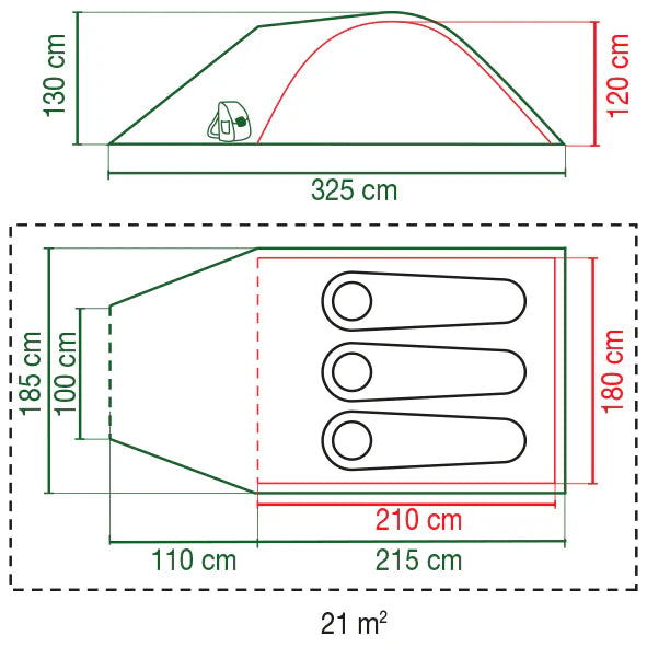 Coleman Darwin 3+ Blackout
