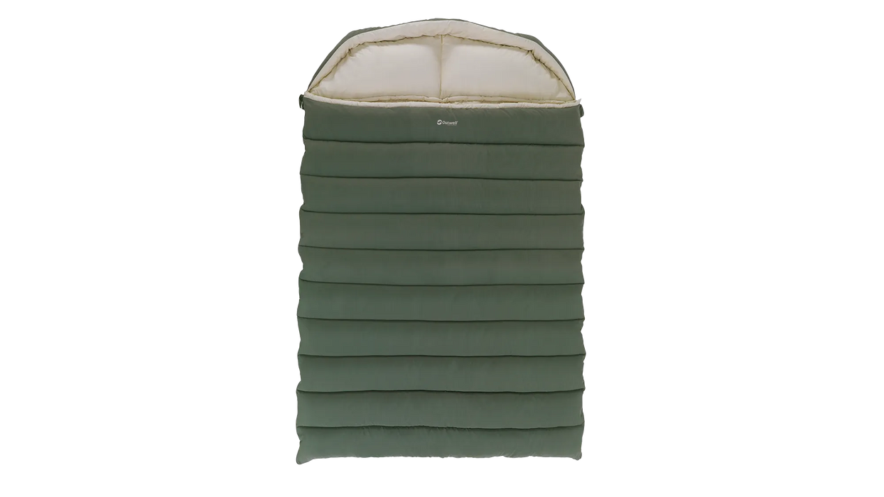 Outwell Constellation Lux Double Sleeping Bag Green