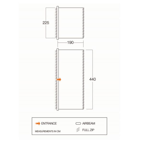 Vango TA105 Front Canopy