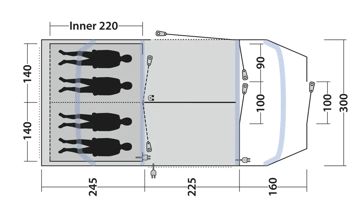 Outwell Sacramento 4 Air