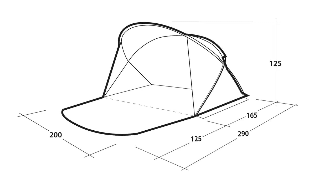 Outwell Whitby Beach Shelter
