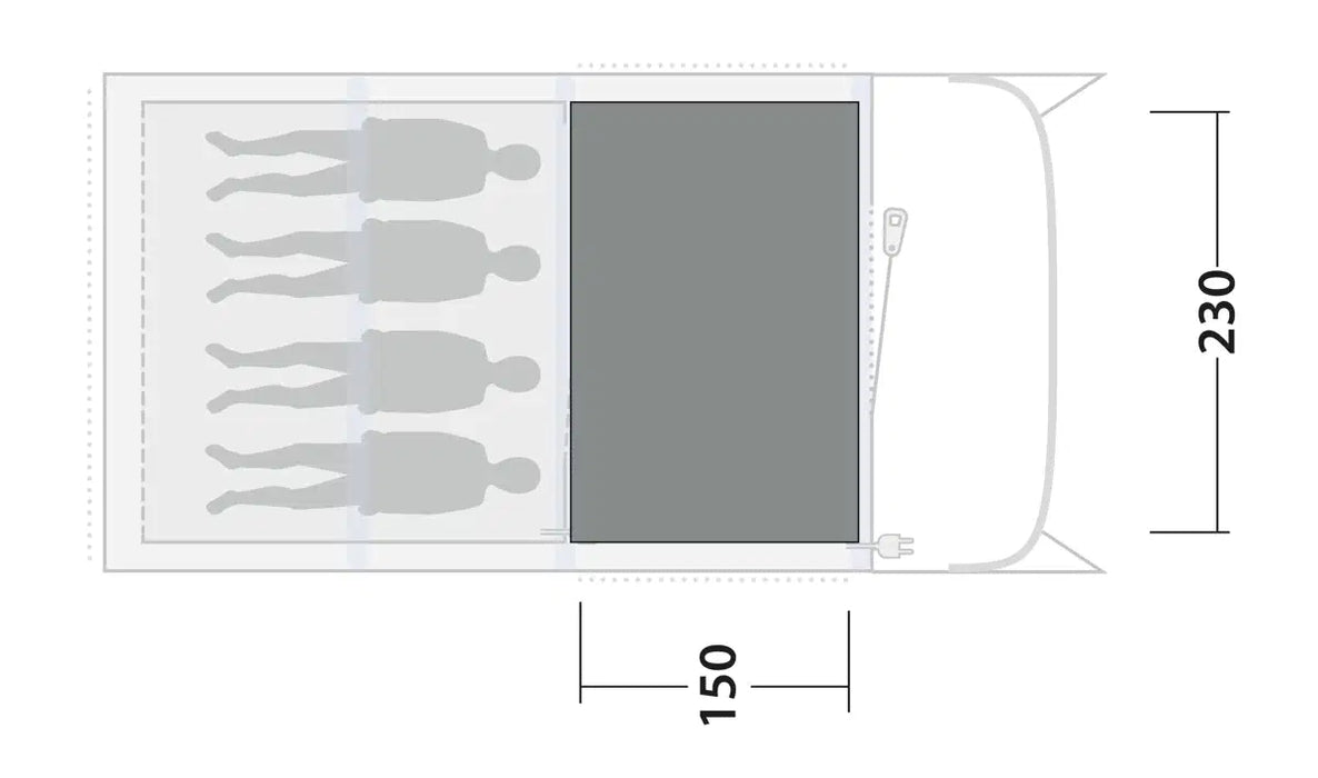 Outwell Monterey 4 Air Cozy Carpet