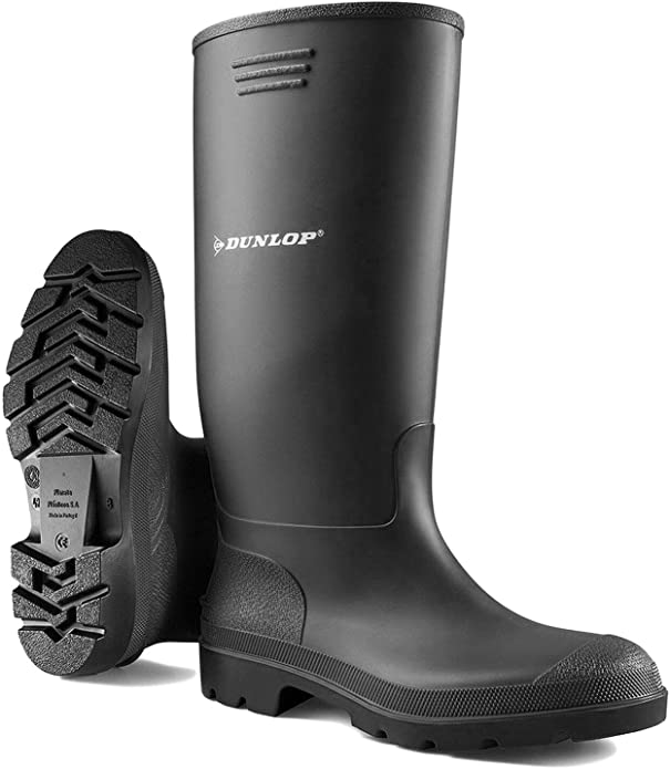 Dunlop Adult Wellies Black