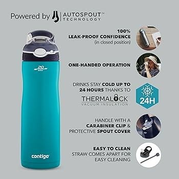Contigo Ashland Chill Autospout Bottle 590ml Scuba