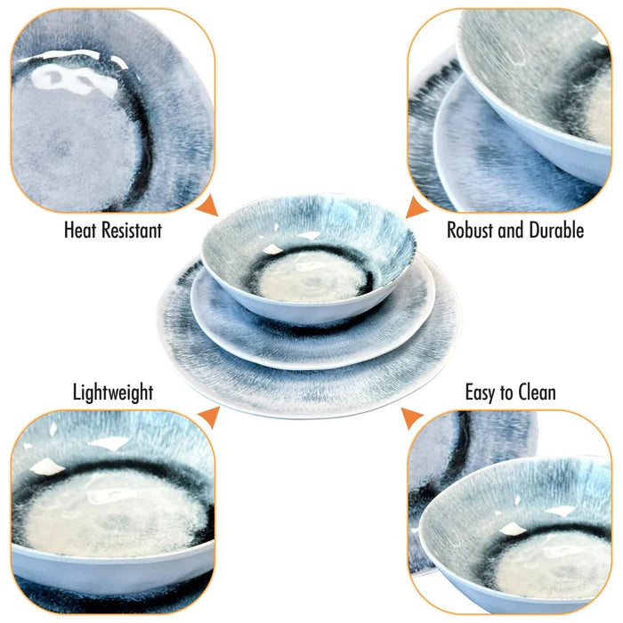 Liberty Linosa 12 Piece Melamine Dinner Set