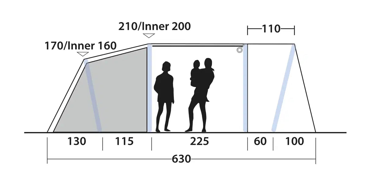Outwell Sacramento 4 Air