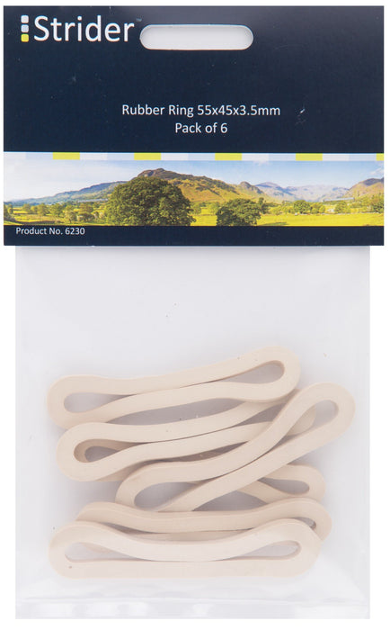 Strider Rubber Ring 55x45x3.5mm Pack of 6