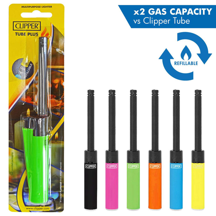 Clipper Tube Plus Multipurpose Gas Flame Lighter