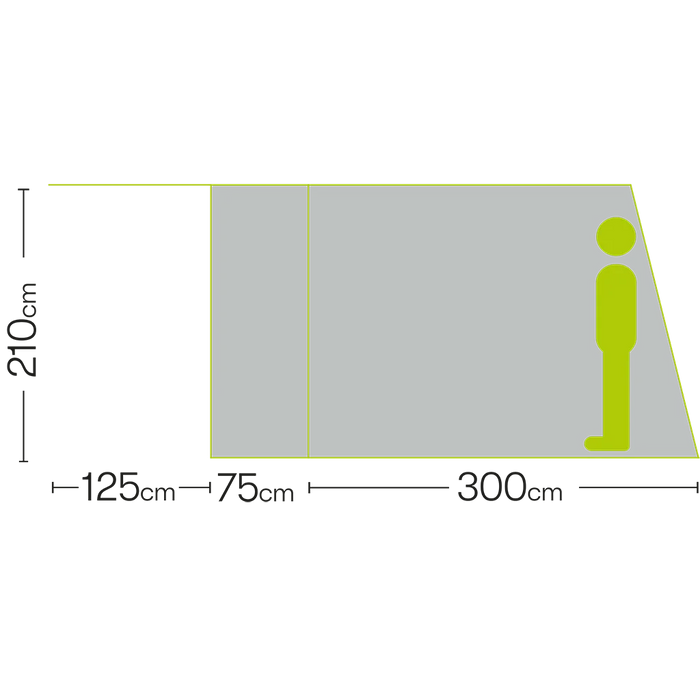 Quest Buzzard 300 Drive Away Awning (Low Top)