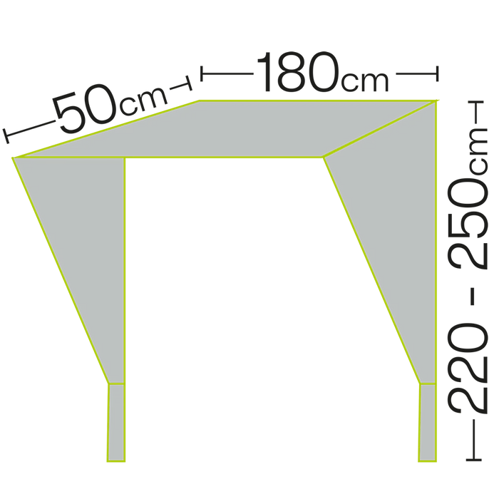 Quest Sparrowhawk Air 180 Door Canopy