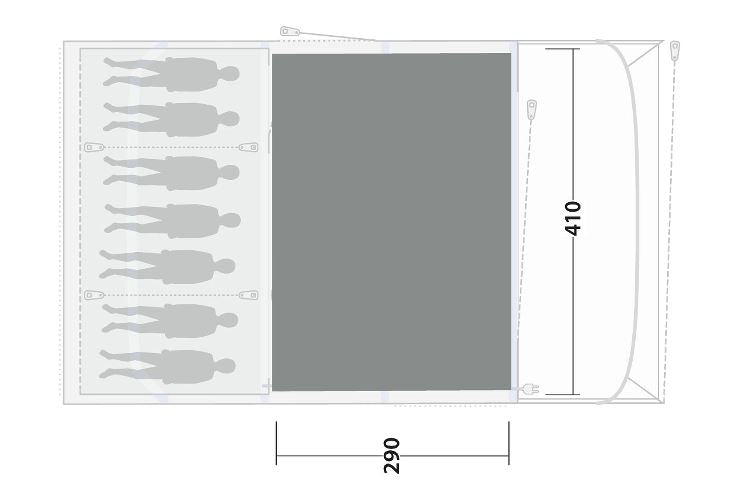 Outwell Charleston 7 TC Cosy Carpet