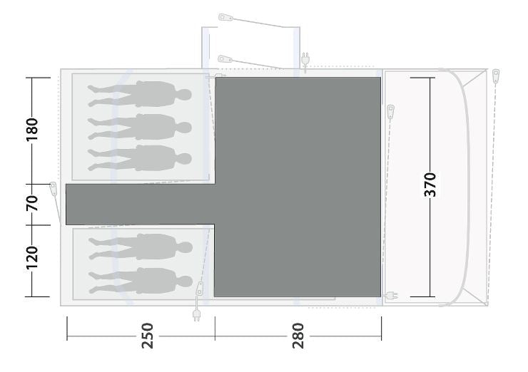 Outwell Vermont 7 Cosy Carpet