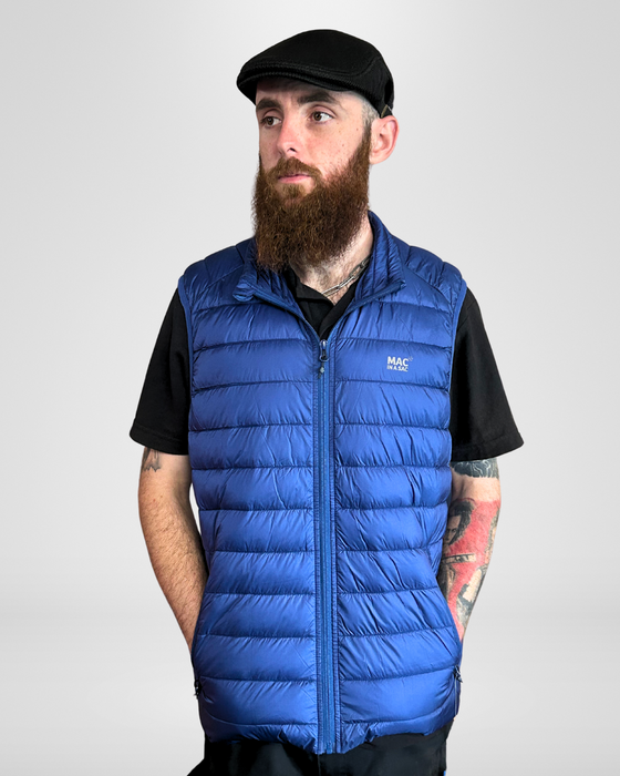 Mac In A Sac Mens Synergy Gilet- Sapphire Blue