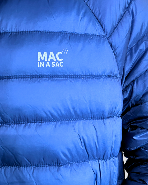Mac In A Sac Mens Synergy Jacket- Sapphire Blue