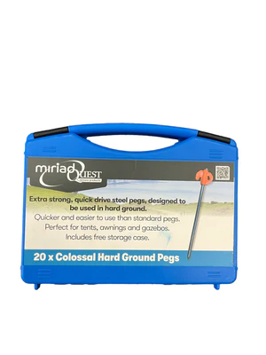 Quest Colossal Hard Ground Pegs 20 Pack