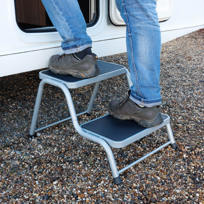 Streetwize Double Steel Caravan Step