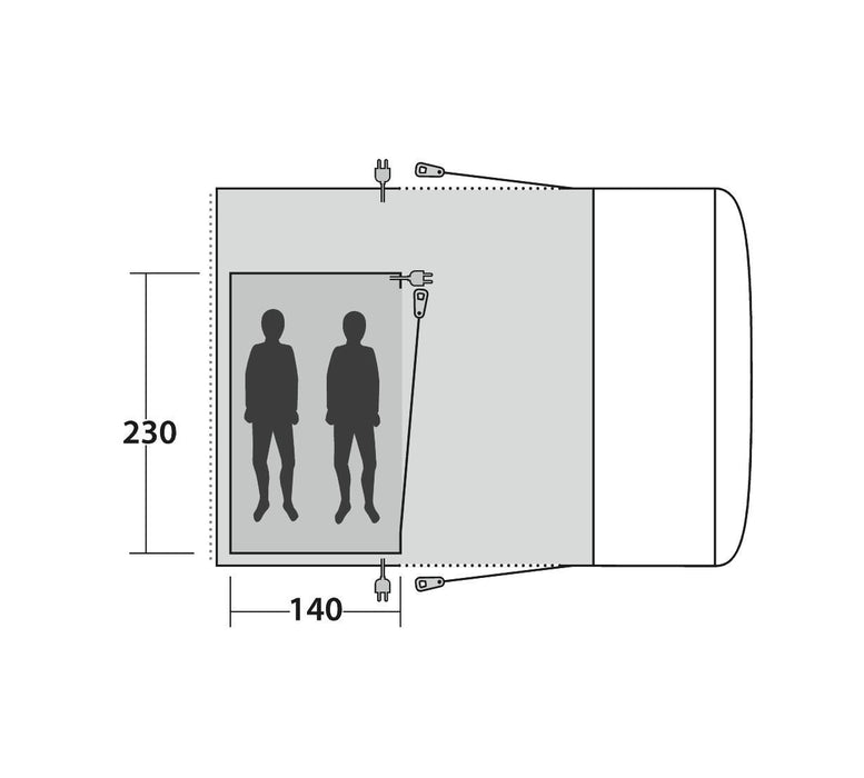 outwell inner tent Outwell Jonesville 290SA / Wolfburg 380A Inner Tent — PJ Outdoors