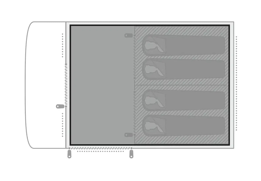 Easy Camp Skarvan 4 / Romsdal 4 / Senja 4 Air Footprint