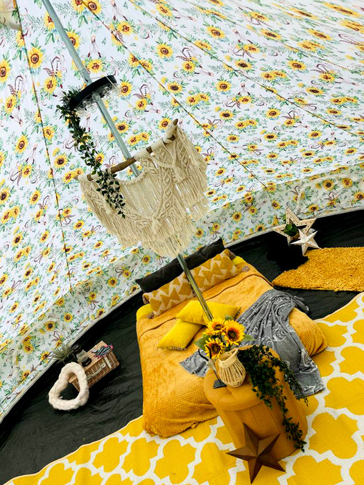 Bellisima Camping 5m Bell Tent – Spirit Sunflower Tent