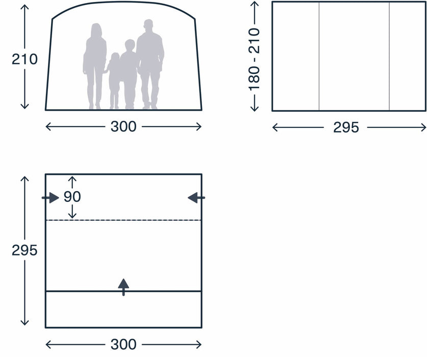Kampa Traverse Low
