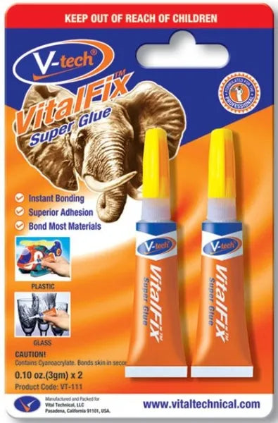 Streetwize VitalFix Super Glue 3g x2 Multi Pack