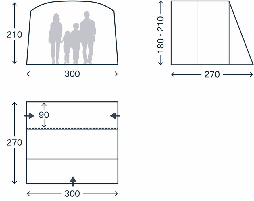 Kampa Waypoint Air Low