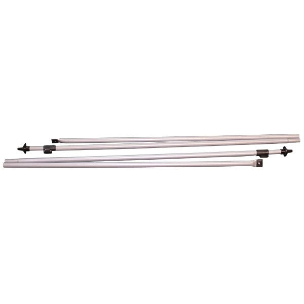 Quest Falcon Steel Rear Upright Poles (Pair) Aluminium