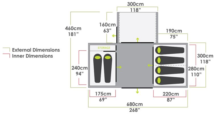 Zempire Pro TM V2 Air Tent