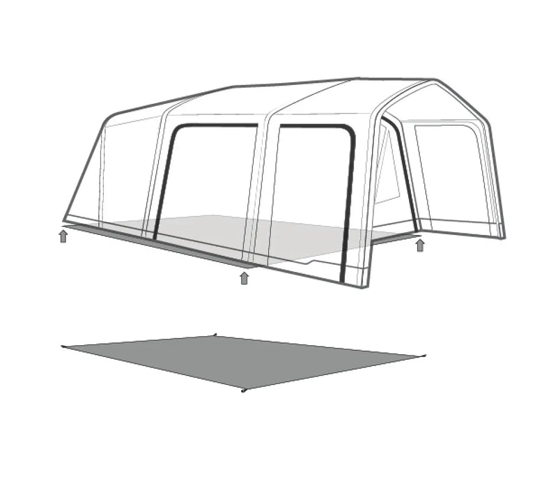 Outwell Iowa / Boston 5 Air Footprint