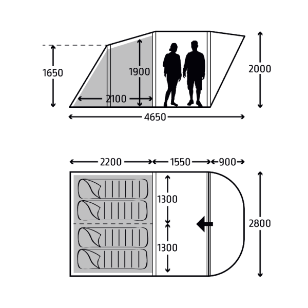 Kampa Brean 4 Air