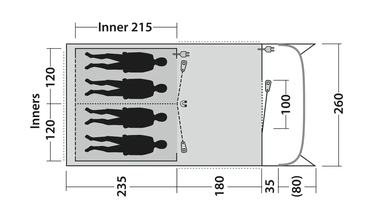 Outwell Birdland 4 TC