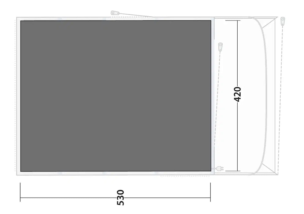 Outwell Charleston 7 Air TC Footprint