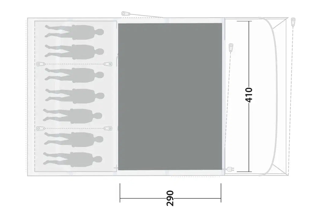 Outwell Charleston 7 Air TC Cozy Carpet