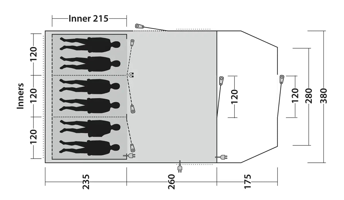 Outwell Edmonds 6 TC
