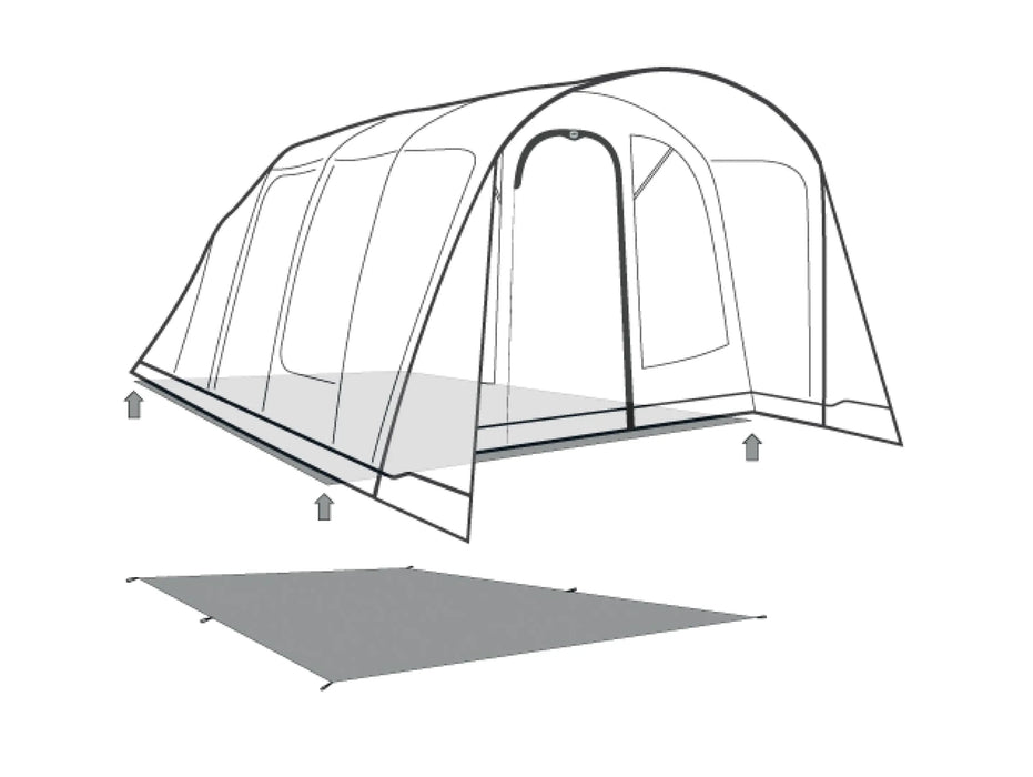 Outwell Denver / Ohio / Colorado 5 Air Footprint