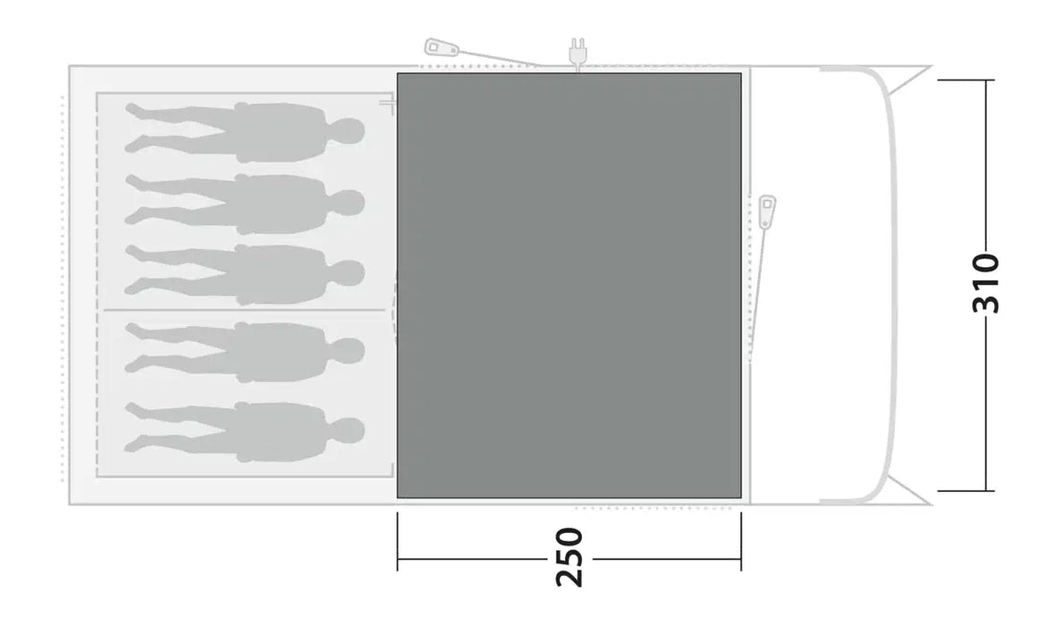 Outwell Denver 5 / Ohio 5 Cozy Carpet