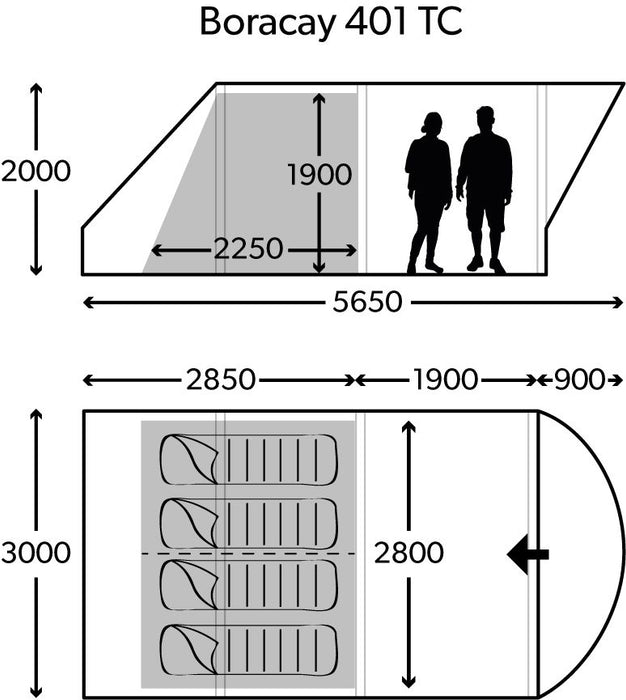 Dometic Boracay FTC 401 TC